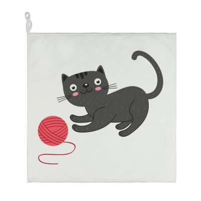 Cat hair ball custom print microfiber printing travel towel